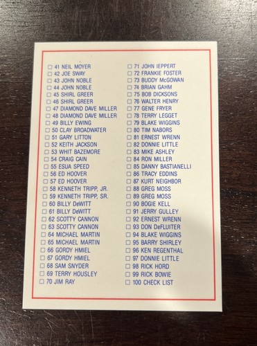 1989 IHRA Checkered Flag Drag Racing Cards (90 of 100 Card Set). - Bild 5 von 5