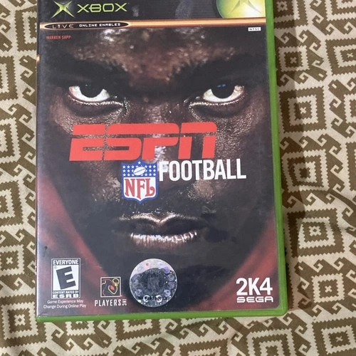 SEGA ESPN NFL Football 2K4 Xbox Sports Game Multiplayer Online Manual Included
