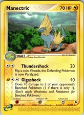 Manectric 39/109 Uncommon Ruby & Sapphire Pokemon Heavily Played on eBay