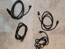 Lot 4 x PCs 6' (Feet) TRUE1 Style Jumpers. Neutrik AND Seetronic (2 Each) 