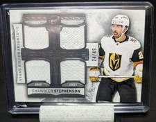 2022 UPPER DECK THE CUP CHANDLER STEPHENSON FOUNDATIONS QUAD JERSEY MEM 24/49