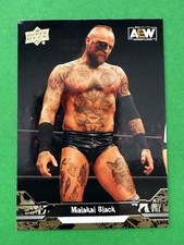2023 Upper Deck AEW Gold #14 Malakai Black wrestling card