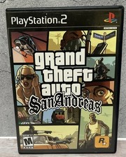 Grand Theft Auto: San Andreas PlayStation 2, 2004 PS2 w/Manual No Map TESTED