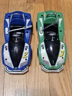 Vintage Power Rangers Turbo Carts Green & Blue