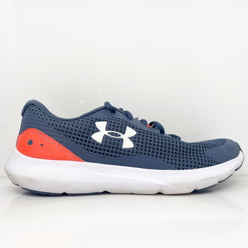 Under Armour Mens Surge 3 3024883-404 Gray Running Shoes Sneakers Size 8