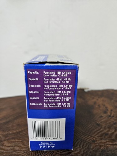 💾💻 Primaris 2HD 3.5" Disks Diskettes 1.44MB 10-Pack IBM formatted NEW Sealed - Picture 4 of 6