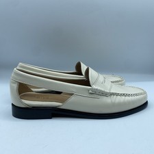 GH Bass Co Weejuns Summer Whitney Shoes Womens 8 M Loafer Beige Boho NWOB