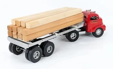 SMITH MILLER GMC  LUMBER TRUCK   NEW IN THE BOX FACTORY ISSUE RED CAB