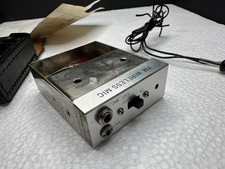 VINTAGE RARE COLLECTIBLE WM-88 FM WIRELESS MIC 96-104MC, CHROME METAL, Japan