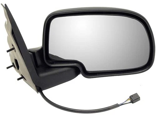 Dorman 955-065 Side View Mirror - Right, Power, Heated; Black And Chrome With 5C