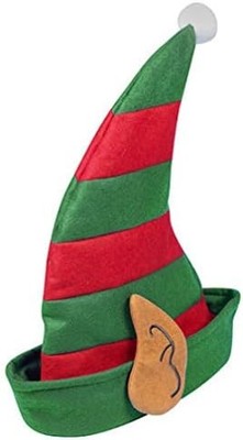 JUNGEN ODER MÄDCHEN SCHULE WEIHNACHTEN PARTY ELFE PIXIE WEIHNACHTSMANN HELFER MÜTZE MIT OHREN