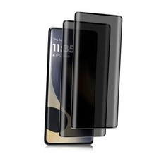 2 Pack for Motorola Edge 2024 Privacy Screen Protector, Tempered Glass Film 3D