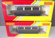 BNIB Hornby Railroad OO Gauge R4673 GWR 4 Wheel Coaches - New & boxed