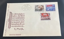 DDR FDC Ersttagsbrief 1953 Karl Marx Jahr II MiNr. 363 364 366 Sonderstempel