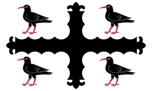 Flintshire Flag Self Adhesive Vinyl Sticker