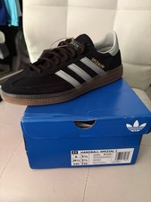 Adidas Handball Special J unisex scarpe da ginnastica per bambini UK 5,5 nero/grigio scamosciato KJ3761