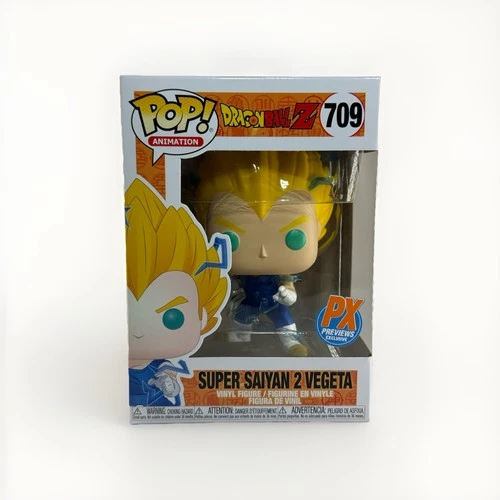 Funko Pop Dragon Ball Z Vegeta Super Saiyan 2 PX Animation 709