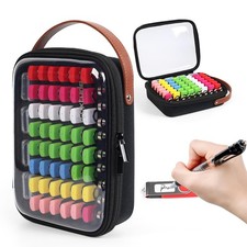 Clear Flash Drive Case with Labels, Hard USB Case Organizer, USB Storage Box ...