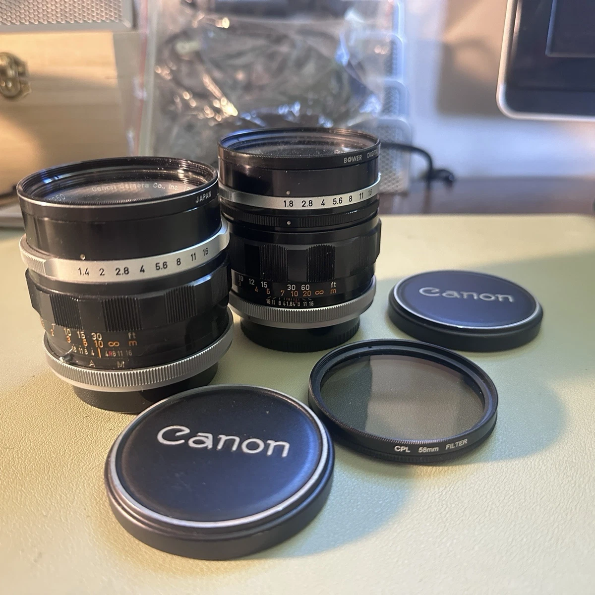 Canon f/1.8 Camera Lenses FL 50mm Focal for sale - eBay
