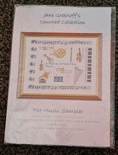 Jane Greenoff Counted Cross Stitch Music Sampler Kit