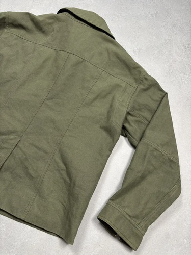 Chaqueta utilitaria Amanda Wakeley verde oliva con cinturón de lujo rara talla M - Imagen 20 de 20