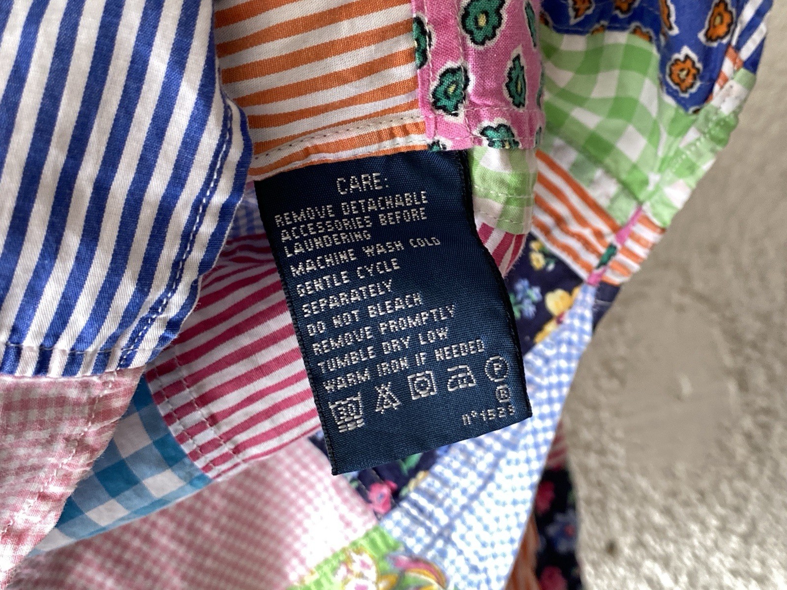 RALPH LAUREN MIX PATTERN PATCHWORK COTTON SHIRT 1… - image 7