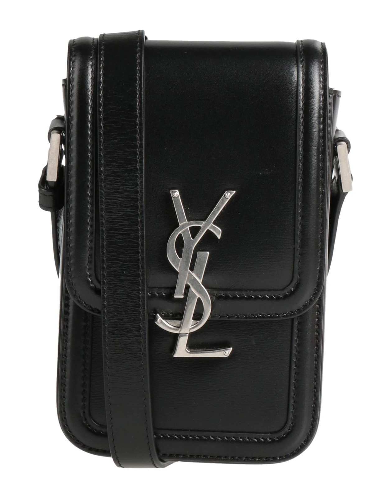 Saint Laurent - Women - Leather Cross-body bag - Black 384990₽
