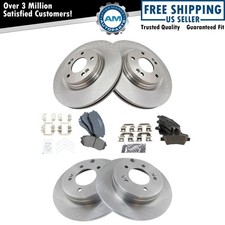 Front and Rear Brake Pad & Rotor Kit Brake Rotor For 2018 Kia Optima