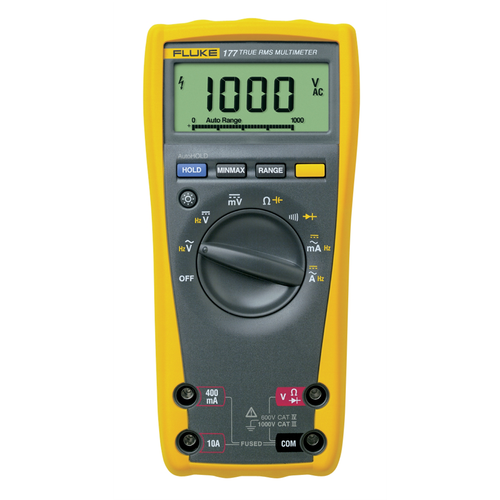 Ture Rms Multimeter Fluke 177 True-RMS Digital Multimeter with Test Leads | eBay