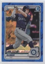 2020 Bowman Chrome Draft Sapphire Zach DeLoach #BD-28 3d2