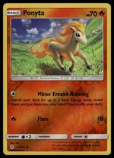 Pokemon Ponyta Reverse Holofoil SM - Cosmic Eclipse - 23/236 LP