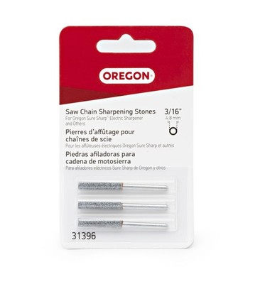 31396 Oregon Kettensäge Wetzsteine 4,8 mm 3/16'' 3er Pack sicher scharf Schleifer