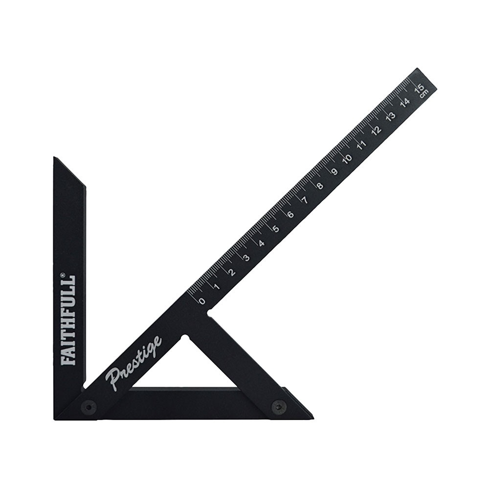 Faithfull Prestige Centre Finder Gauge Black Aluminium 150mm