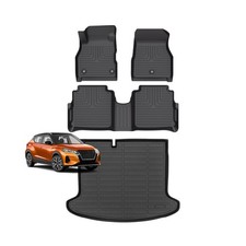 for Nissan Kicks Floor Mats 2018 2019 2020 2021 2022 2023 2024 S/SV/SR , TPE ...