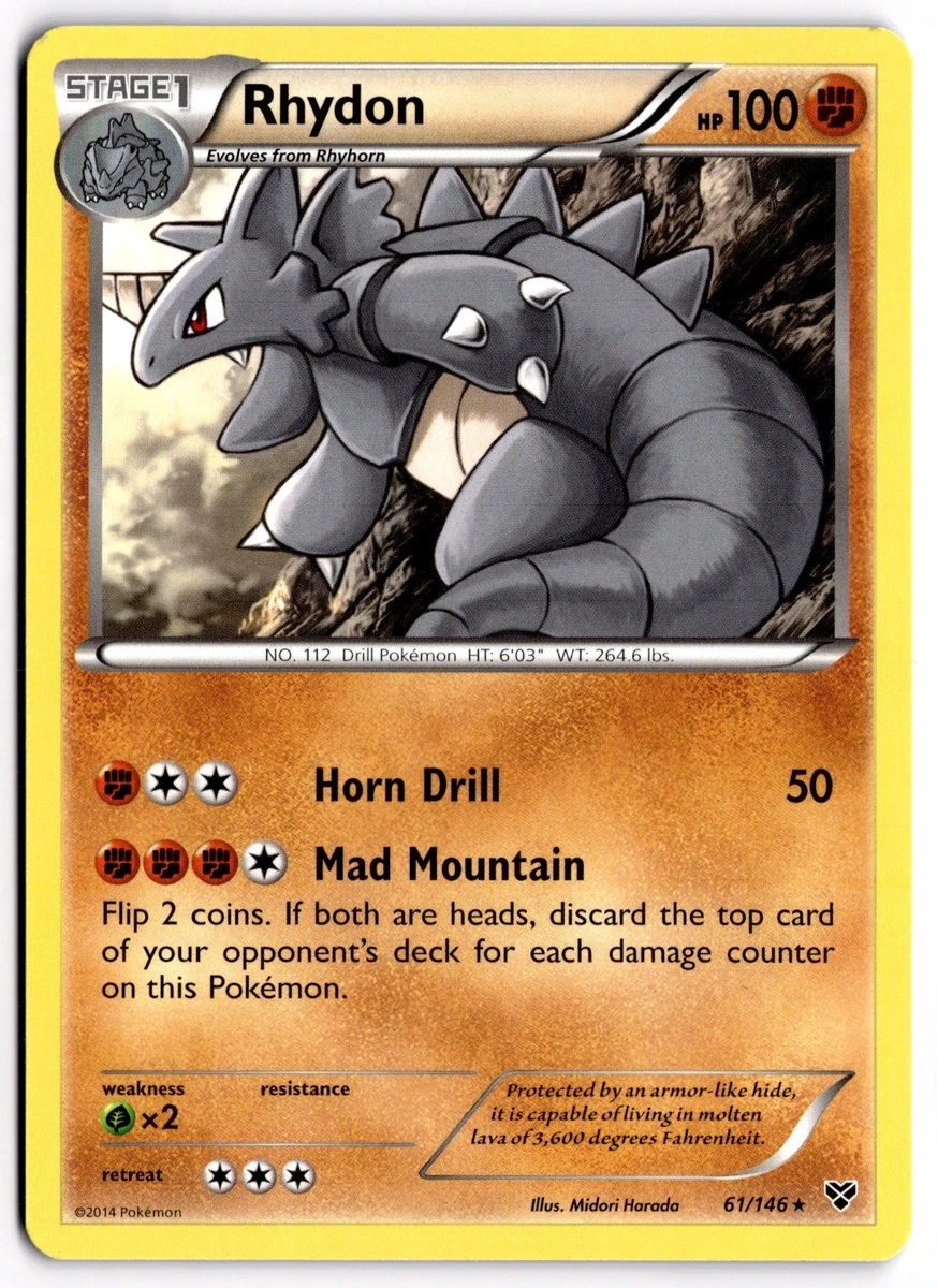 Rhydon Pokemon Card for sale