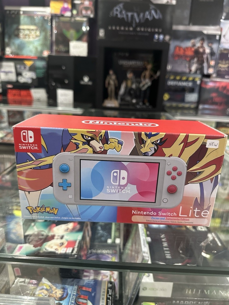 Nitendo Switch Lite Zacian and Zamazenta Game Console - Gray