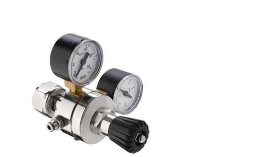 RIDUTTORE PRESSIONE MAJOR OXYTURBO GASATURA PER BOMBOLE RICARICABILI P2  5.5 BAR