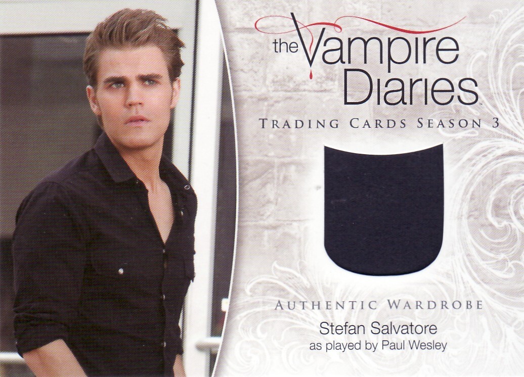 The Vampire Diaries Season 3 Autograph, Auto, Costume, Wardrobe Card
