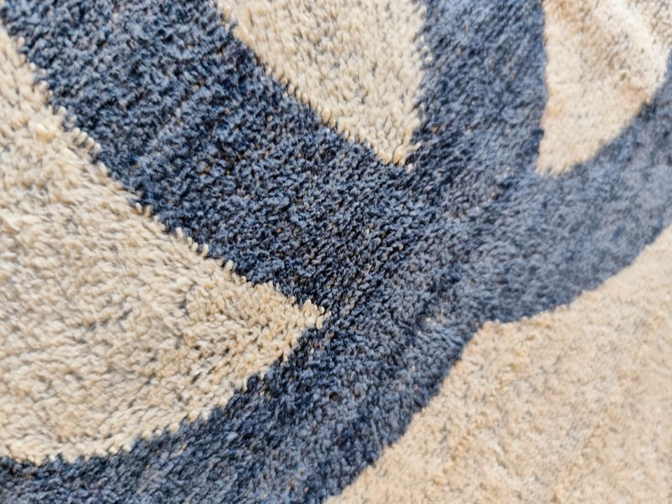 CHANEL ASCIUGAMANO TELO MARE SPIAGGIA IN SPUGNA DOUBLEFACE BLU E BEIGE - Изображение 3 из 4