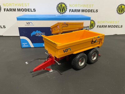 AT COLLECTIONS 1:32 SCALE VGM ROCKY 24 SAND TIPPING DOUBLE AXIS TIPPING TRAILER
