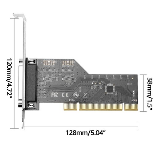 PCI to Parallel 25Pin DB25 Printer Interface Adapter Expansion Card Pci Adapter - Picture 7 of 7