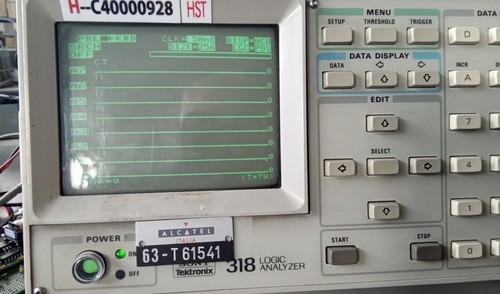 SONY TEKTRONIX 318 16 channel Logic Analyser with probe P6451 ( 8-Channel ) - Foto 5 di 17