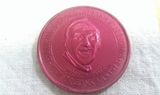 Vintage 1975 Mardi Gras Doubloon: ITALIAN AMERICAN MARCHING CLUB~ JIMMY DURANTE!