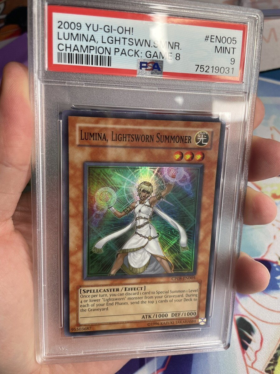 Yugioh Lumina, Lightsworn Summoner CP08-EN005 Super Rare PSA