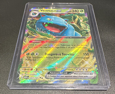 Venusaur EX 003/165 English 151 Holo Double Rare Pokemon Card | eBay