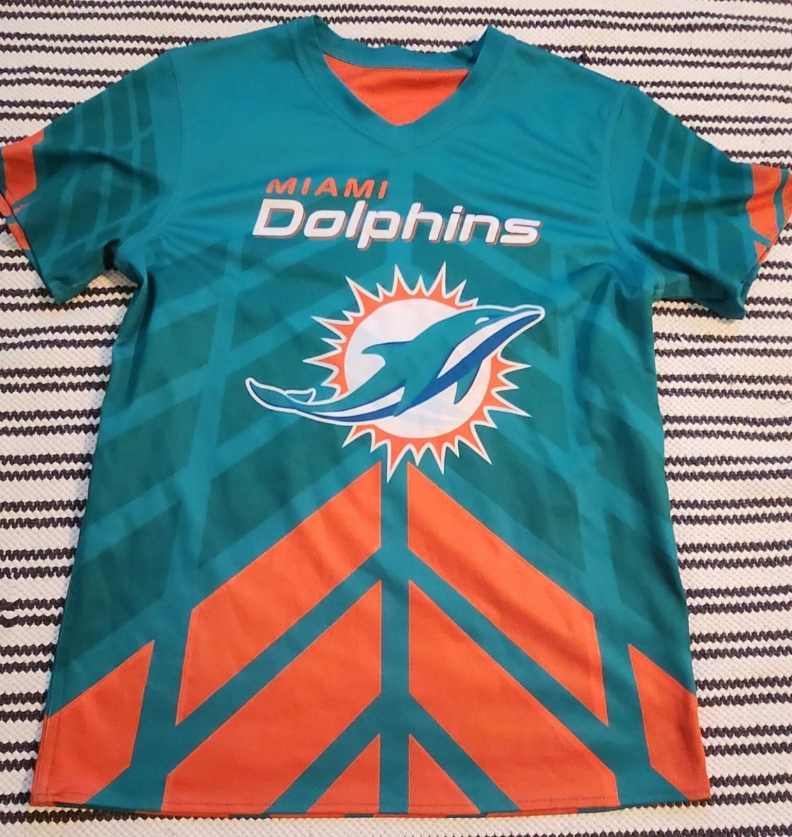 Miami Dolphins Reversible NFL Flag Football Jersey in ADULT MEDIUM