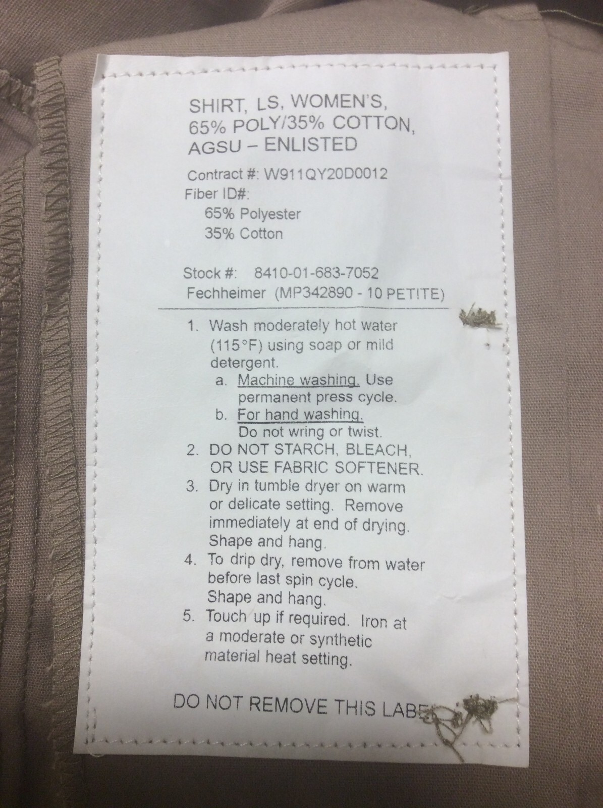 US Army Green Service Uniform AGSU Women's Long Sleeve Uniform Size 10