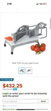Vollrath 0694n Tomato Pro® Tomato Slicer 3/16" Scalloped  Blades