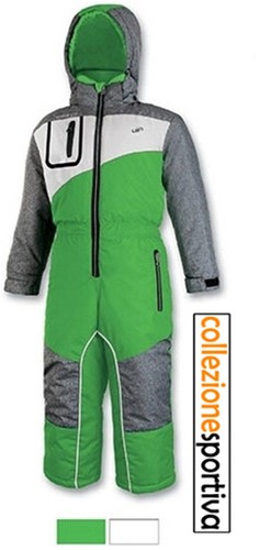 Tuta Da Neve Golder Bambini - Impermeabile Imbottita Verde 128-134cm
