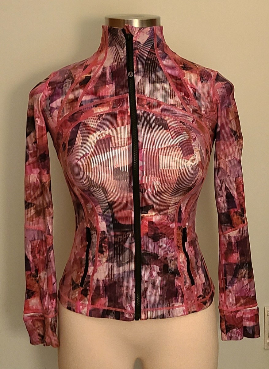 Lululemon Women's 6 Define Jacket Nulux Sun Dazed Multi Pink | eBay